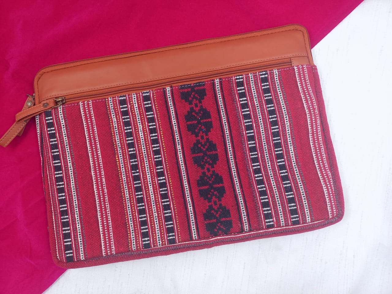 Printed Red and Black Laptop Sleeve