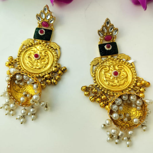 Jagruti Gold Plated Earrings
