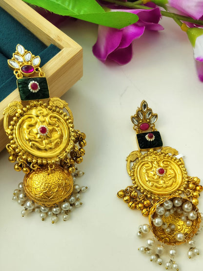 Jagruti Gold Plated Earrings