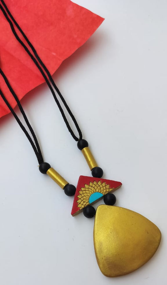 Handmade Terracotta Neckpiece set