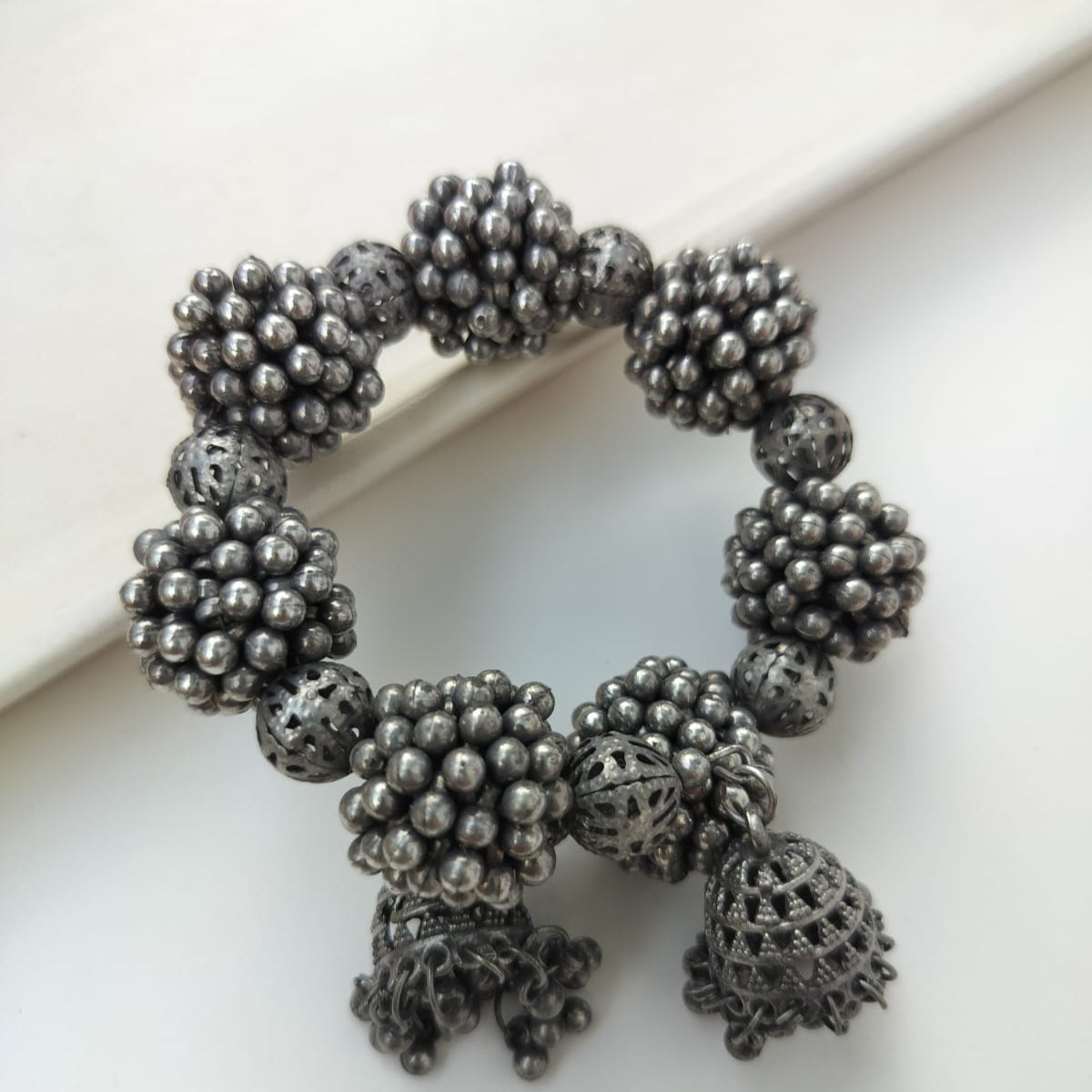 Oxidised Ghungroo Bracelet
