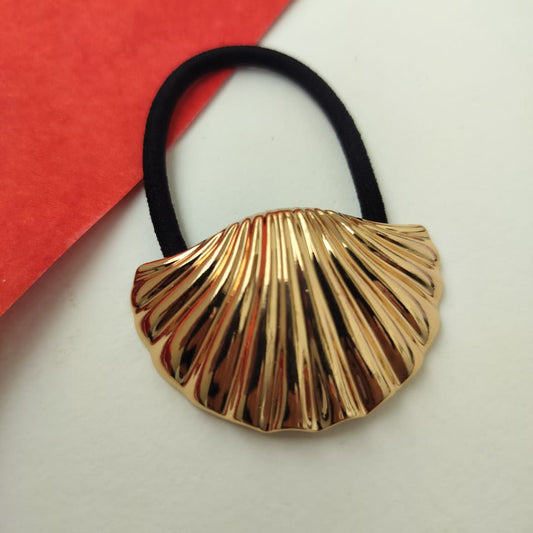 Shell Metal Hair Tie
