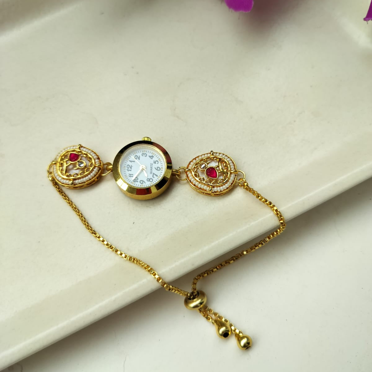 Rajkumari Heritage Watch (Pink)