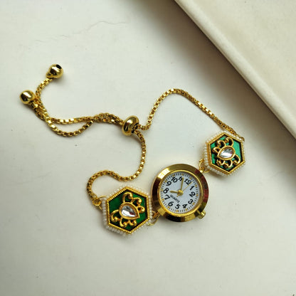 Ratnavali Heritage Watch (Green)