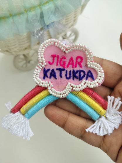 Handmade Rakhi Bracelet For Sisters / Bhabhi - Jigar Ka Tukda