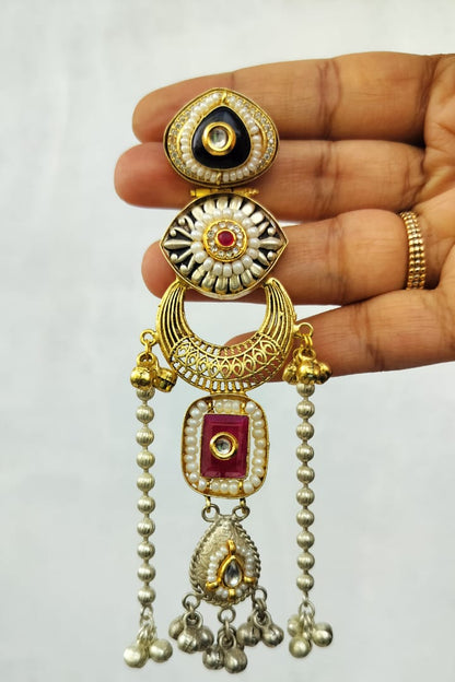 Riwaaz Gold Plated dual tone Earrings
