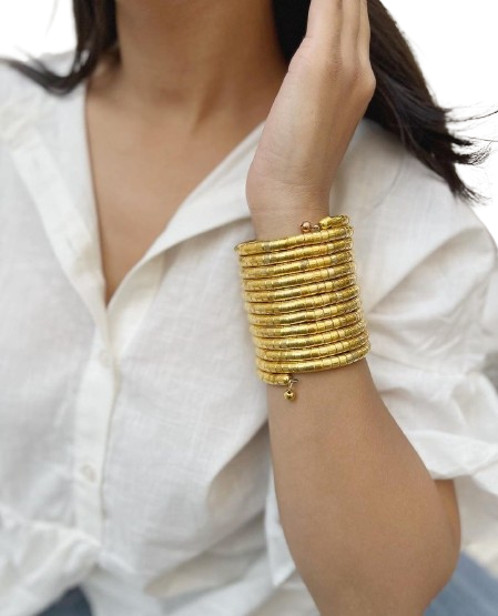 Spiral Handcuff Bracelet