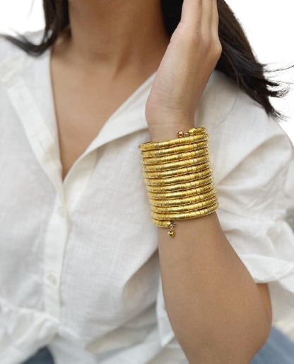 Spiral Handcuff Bracelet