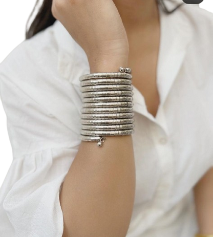 Spiral Handcuff Bracelet