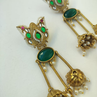 Trinetra Jhumka Earrings