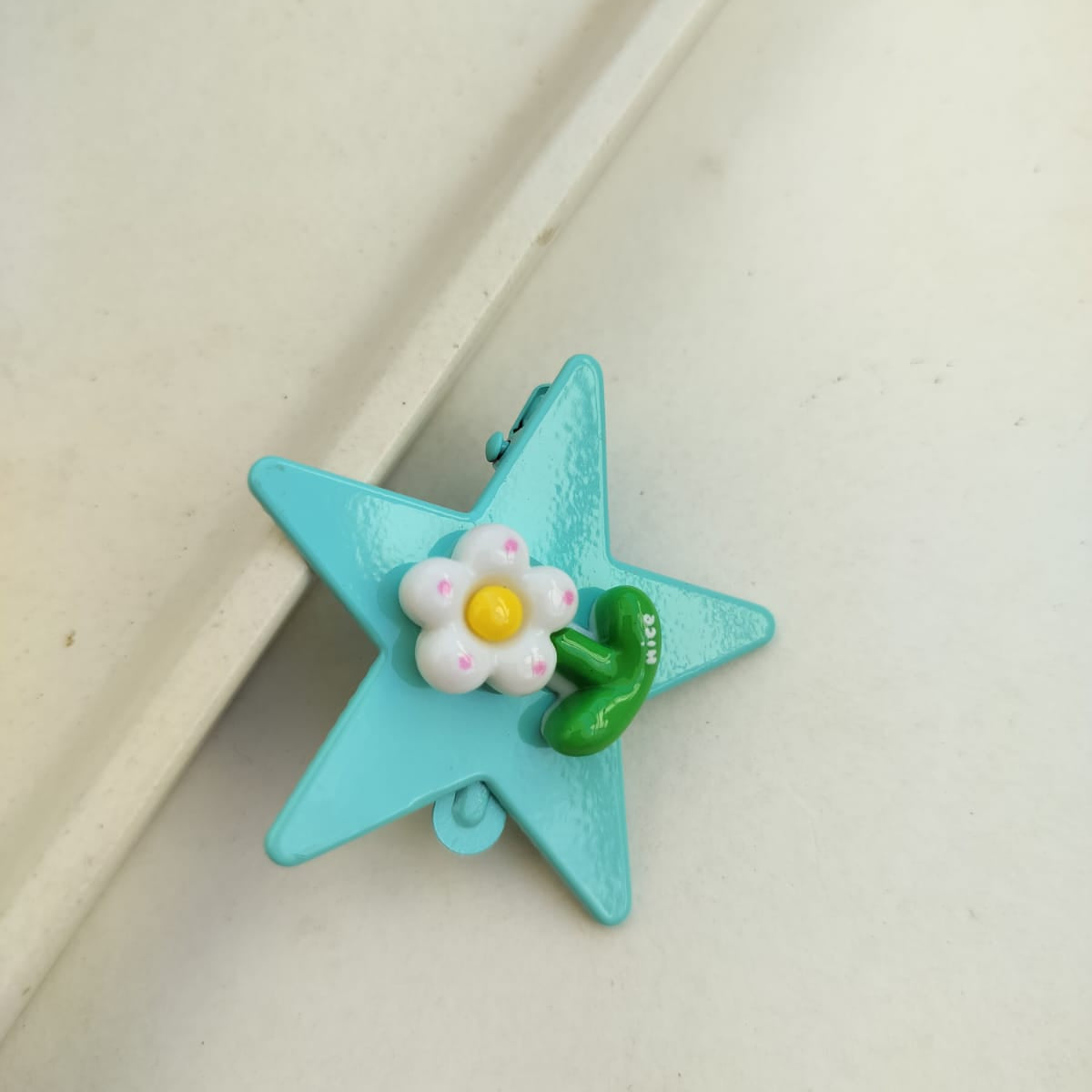 Pastel Star Cartoon Hair Clip - Single Piece