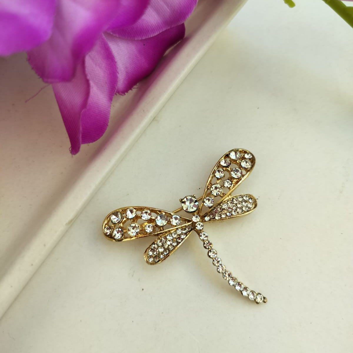Firefly Crystal Brooch