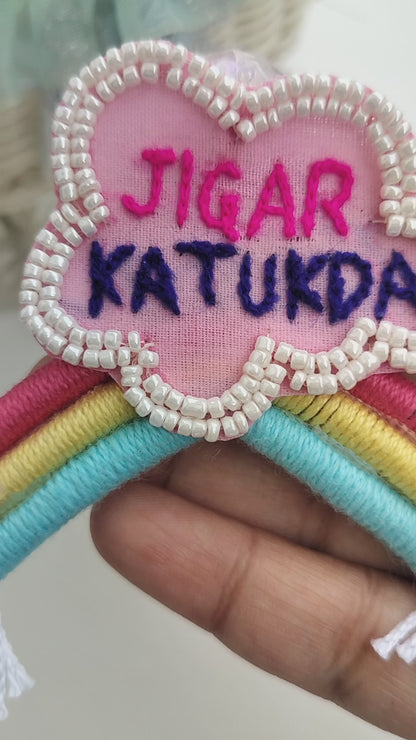Handmade Rakhi Bracelet For Sisters / Bhabhi - Jigar Ka Tukda