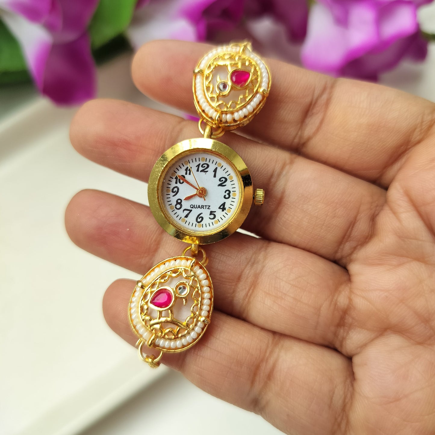 Rajkumari Heritage Watch (Pink)