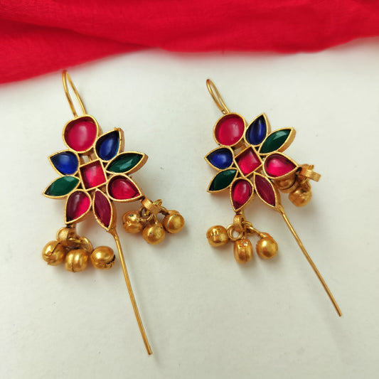 Ghungroo Needle Earcuffs