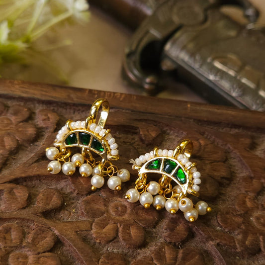 Kundan Pearl Bugadi - Set of 2