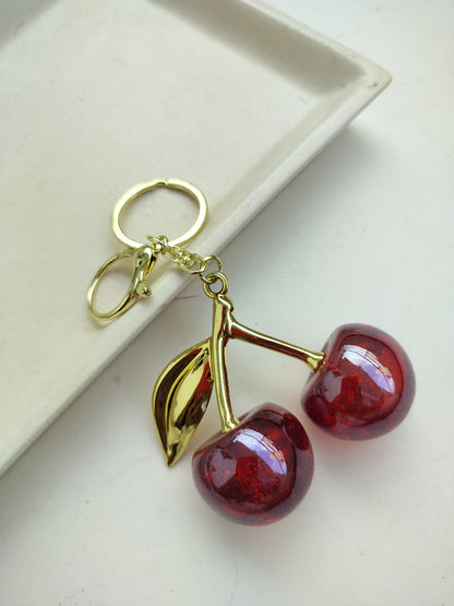 Viral Cherry Bag Charm