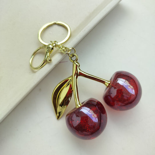 Viral Cherry Bag Charm
