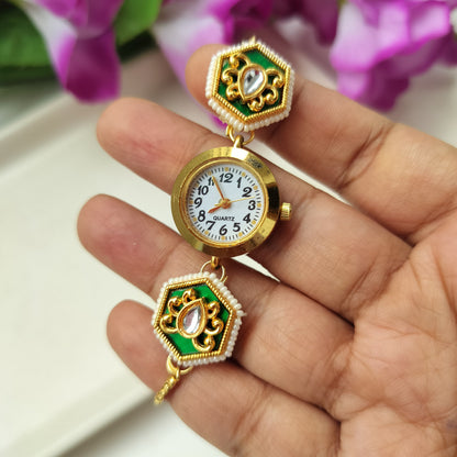 Ratnavali Heritage Watch (Green)
